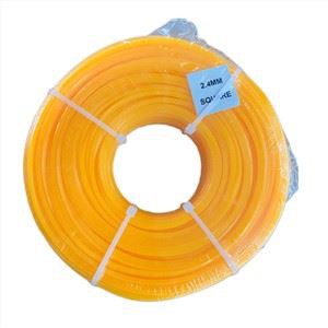 Cho'tkasi to'sar zaxira qismlari 100% neylon PA6 material trimmer liniyasi 1.0-4.0mm elektr o't trimmer uchun o't kesuvchi neylon liniyasi