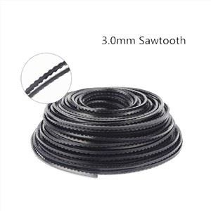 Og'ir 3.0MM 60M qora arra tishli trimmer liniyasi